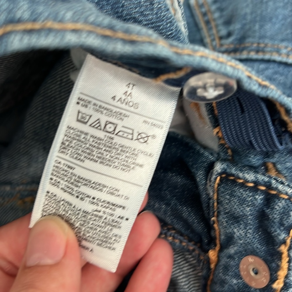 LOT! NWOT Adjustable Waist Toddler Jeans - Picture 3 of 6